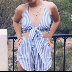 Two Piece Striped set